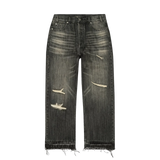 Bravest Studios VINTAGE BLACK THRASHED DENIM
