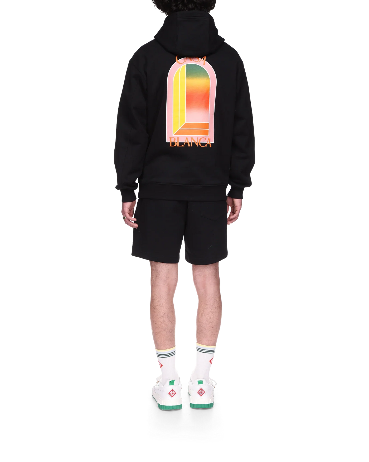 Casa Blanca GRADIENT L'ARCHE HOODED SWEATSHIRT