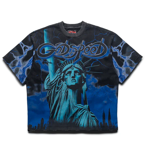 Godspeed Voltage Red T-shirt Blue