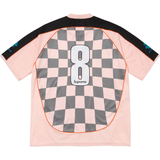 Checkerboard Soccer Jersey Pink
