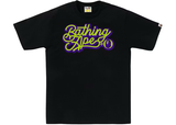 BAPE Bathing Ape Script Logo Tee Black/Green