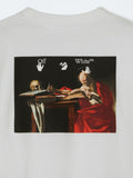 Off-White Caravaggio Paint Slim Tee 'White/Black'