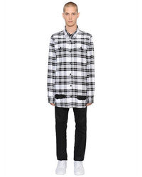 Off-white Spray Flannel Black/White
