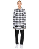 Off-white Spray Flannel Black/White
