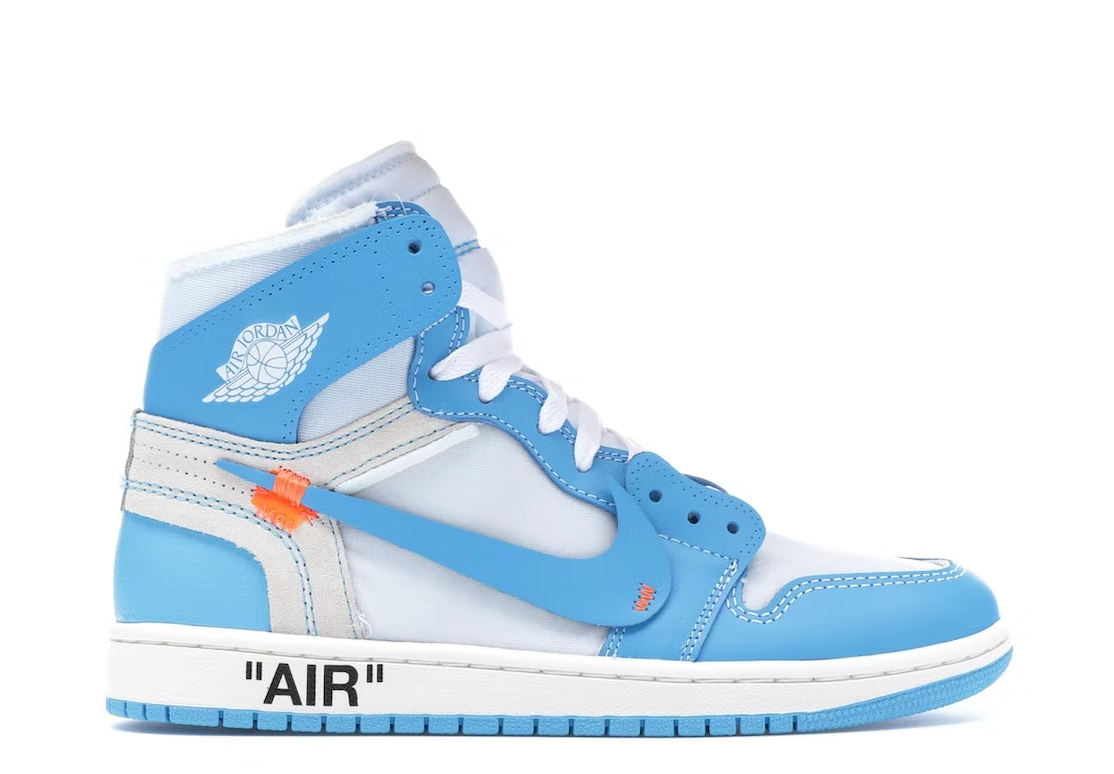 Jordan 1 Retro High Off-White University Blue USED