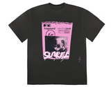 Travis Scott Cactus Jack For Fragment Pink Sunrise T-shirt Washed Black