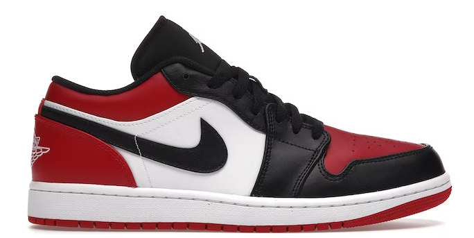 Jordan 1 Low Bred Toe